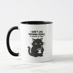 Jag tycker inte om morgonfolk eller morgonmorninga mugg
