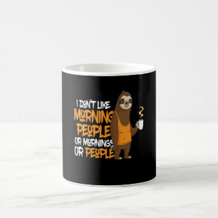 Jag tycker inte om morgonsång kaffemugg