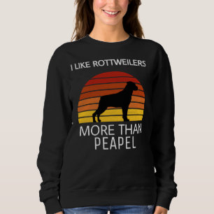 Jag tycker mer om rottweilers än människor t shirt
