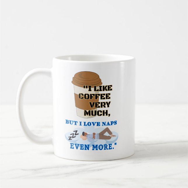 JAG TYCKER MYCKET KOFFET KAFFEMUGG (Vänster)
