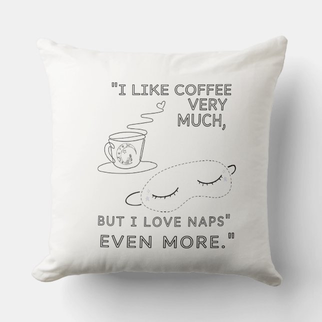 JAG TYCKER MYCKET KOFFET KUDDE (Framsida)