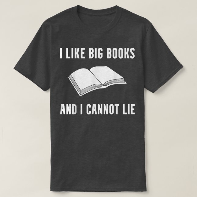 Jag tycker om att Bokar Funny Bok Älskare Reading  T Shirt (Design framsida)