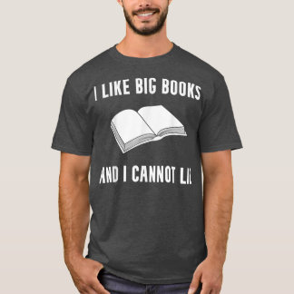 Jag tycker om att Bokar Funny Bok Älskare Reading  T Shirt