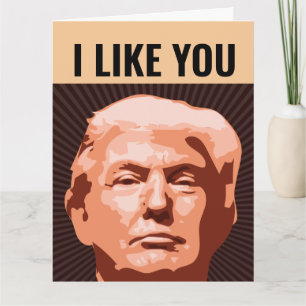 JAG TYCKER OM ATT DU DONALD TRUMP GIANT BIRTHDAY F KORT
