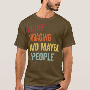 Jag tycker om att forska kanske 3 personer t shirt