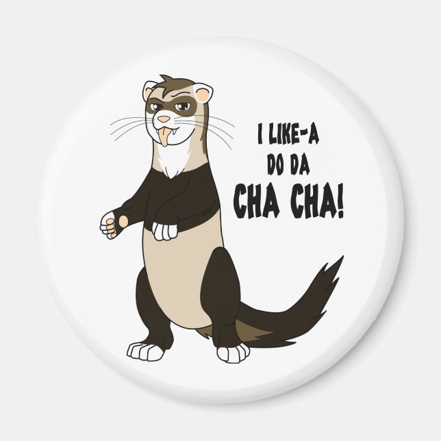 Jag tycker om att göra Da Cha Cha! Magnet (Framsidan)