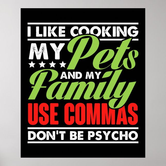 Jag tycker om att koka mina sällskapsdjur och mina poster (Framsidan)