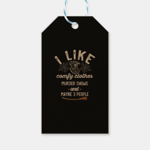 Jag tycker om att Murder visar komfy Clothes Match Presentetikett