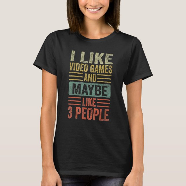 Jag tycker om att spela spel-spel-spel Tonåring T Shirt (Framsida)