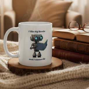 Jag tycker om Big Bokar och jag kan inte Ljuga Kaffemugg