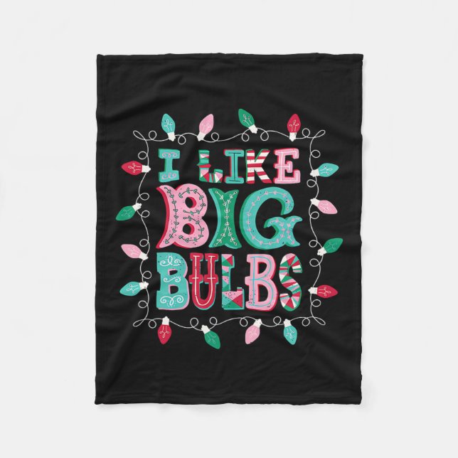 Jag tycker om Big Lökar jul-matchningsfamiljen Lju Fleecefilt (Framsidan)