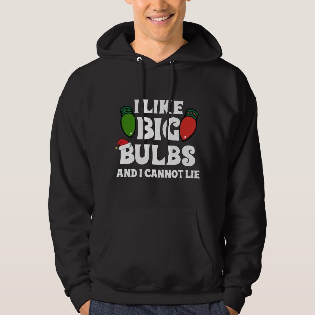 Jag tycker om Big Lökar Matching F. Hoodie (Framsida)