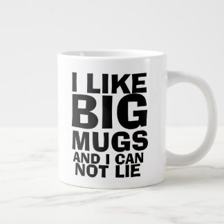 Jag tycker om Big Muggar Funny Coffee Mugg Jumbo Mugg