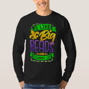 Jag tycker om Big Pärlor och jag kan inte Ljuga FU T Shirt