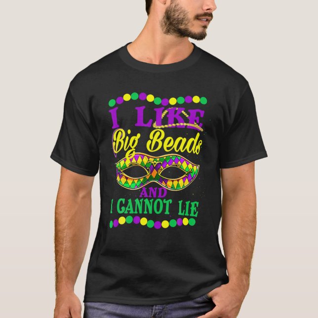 Jag tycker om Big Pärlor och kan inte Ljuga T Shirt (Framsida)