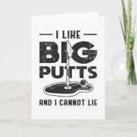 Jag tycker om Big Putts och kan inte Ljuga Golf Go