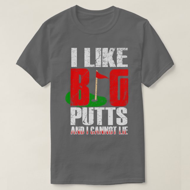 Jag tycker om Big Putts T Shirt (Design framsida)