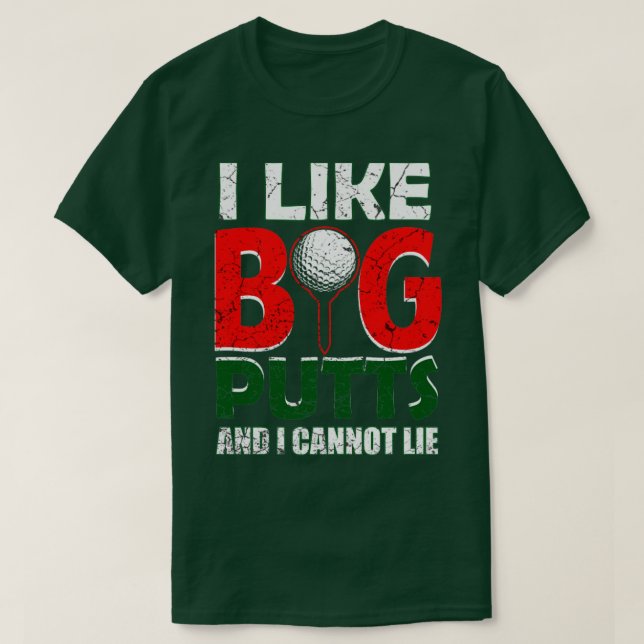 Jag tycker om Big Putts T Shirt (Design framsida)
