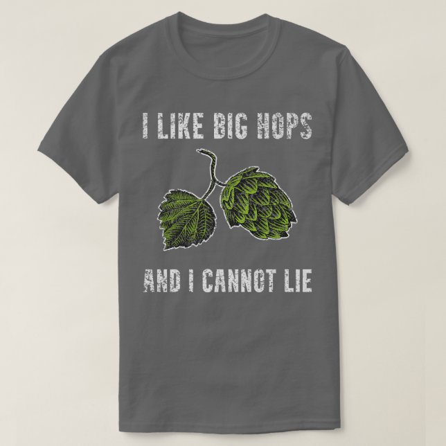 Jag tycker om Big Skutt, Craft Beer Skapar Homebre T Shirt (Design framsida)