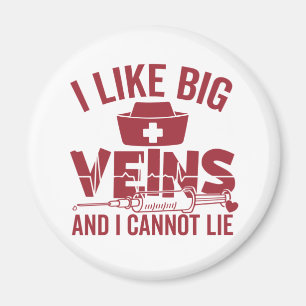 Jag tycker om Big Veins och kan inte ljuga Magnet