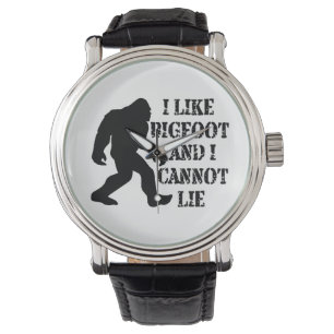 Jag tycker om Bigfoot och kan inte Ljuga Armbandsur