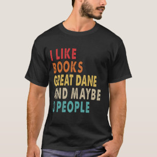 Jag tycker om bokar och Great dane T Shirt