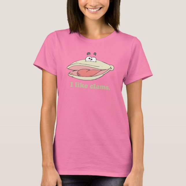 JAG TYCKER OM CLAMS T SHIRT (Framsida)