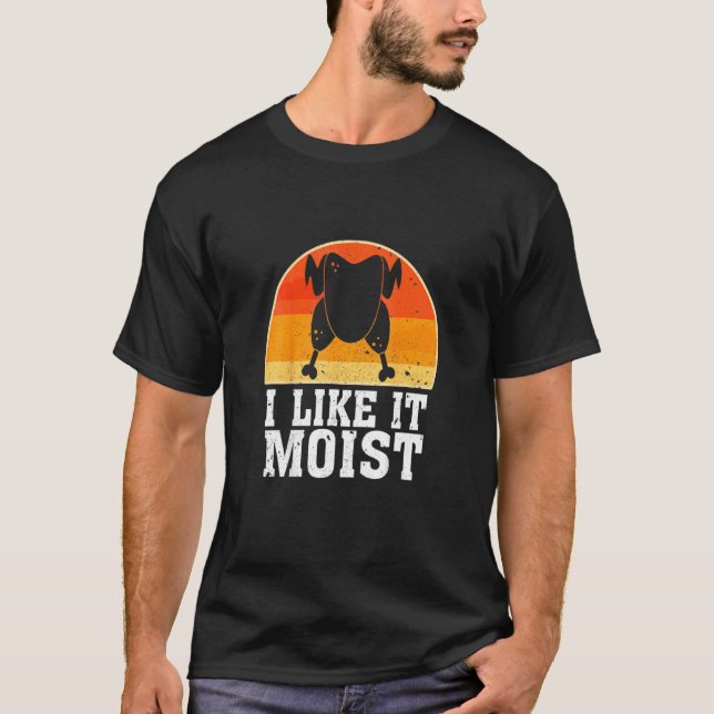 Jag tycker om den fuktiga Thanksgivingen Costume T T Shirt (Framsida)