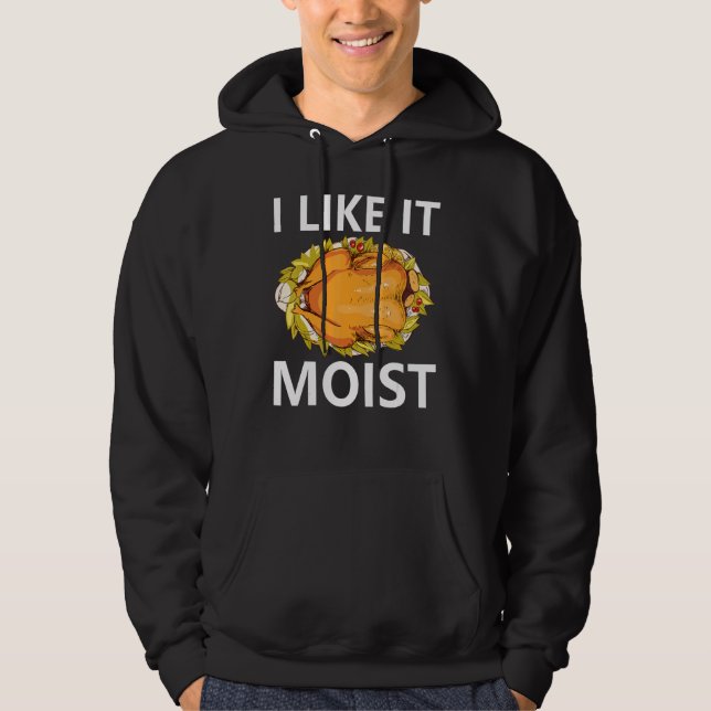 Jag tycker om den fuktiga Thanksgivingen Middag Co Hoodie (Framsida)