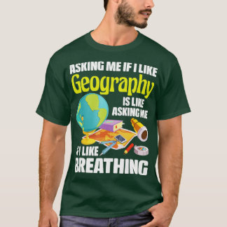 Jag tycker om den geografiska Älskare-kartografiet T Shirt
