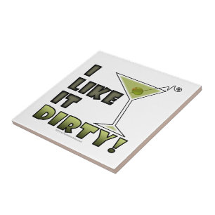 JAG TYCKER OM DET ÄR SVÅRT! Dirty Martini Cocktail Kakelplatta