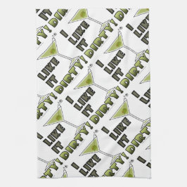 JAG TYCKER OM DET ÄR SVÅRT! Dirty Martini Cocktail Kökshandduk