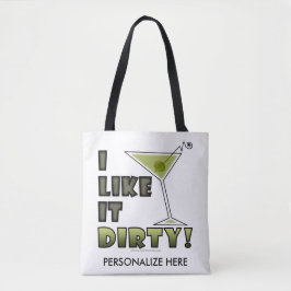 JAG TYCKER OM DET ÄR SVÅRT! Dirty Martini Cocktail Tygkasse