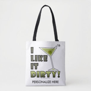JAG TYCKER OM DET ÄR SVÅRT! Dirty Martini Cocktail Tygkasse