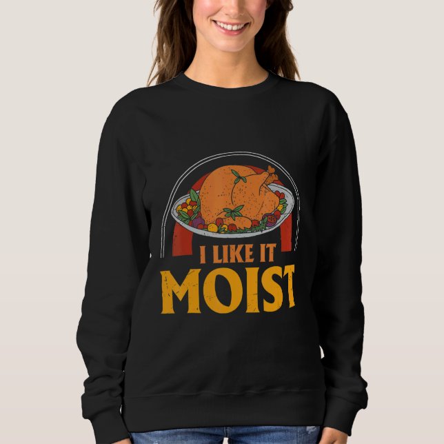 JAG TYCKER OM DET MOIST THANKSGIVING COSTUME TURKE T SHIRT (Framsida)