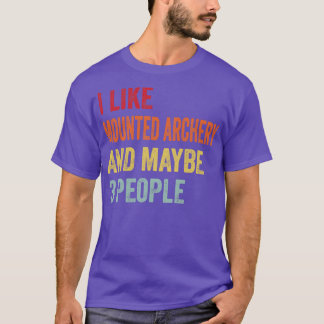 Jag tycker om det monterade arvet kanske 3 persone t shirt