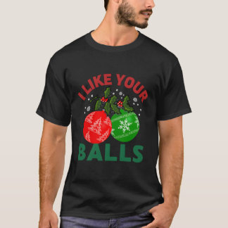 Jag tycker om din Bollar vackra prydnadsföremål ti T Shirt
