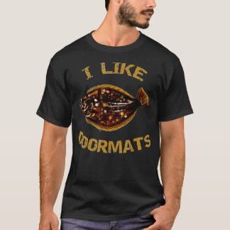 Jag tycker om dörrmattor Sommarskrubben Fishing Fl T Shirt