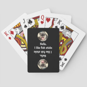 Jag tycker om fiskpinnar casinokort