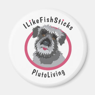 Jag tycker om fiskstift magnet