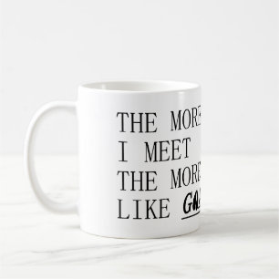 Jag tycker om getter mer kaffemugg