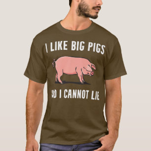Jag tycker om Grisar-jordbruk vid bördig Gris Älsk T Shirt