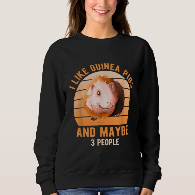 Jag tycker om Guinea Grisar Wheek Cavy Älskare Gui T Shirt (Framsida)