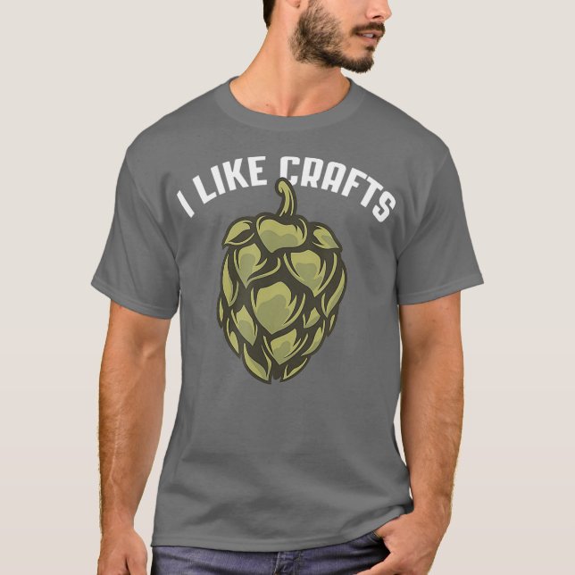 Jag tycker om hantverksskockar med öl t shirt (Framsida)