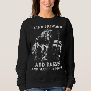 Jag tycker om hästar och kanske tre hästar. t shirt