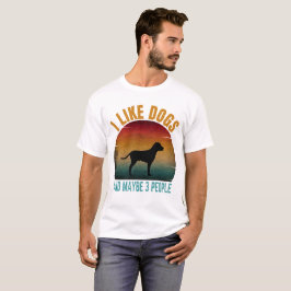 JAG TYCKER OM HUND OCH KANSKE 3 PERSONER T SHIRT