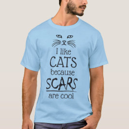 Jag tycker om katter eftersom ärr är coola t shirt