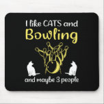 Jag tycker om katter och Bowling och kanske tre pe Musmatta<br><div class="desc">Jag tycker om katter och Bowling och kanske 3 personer med roligt katt</div>