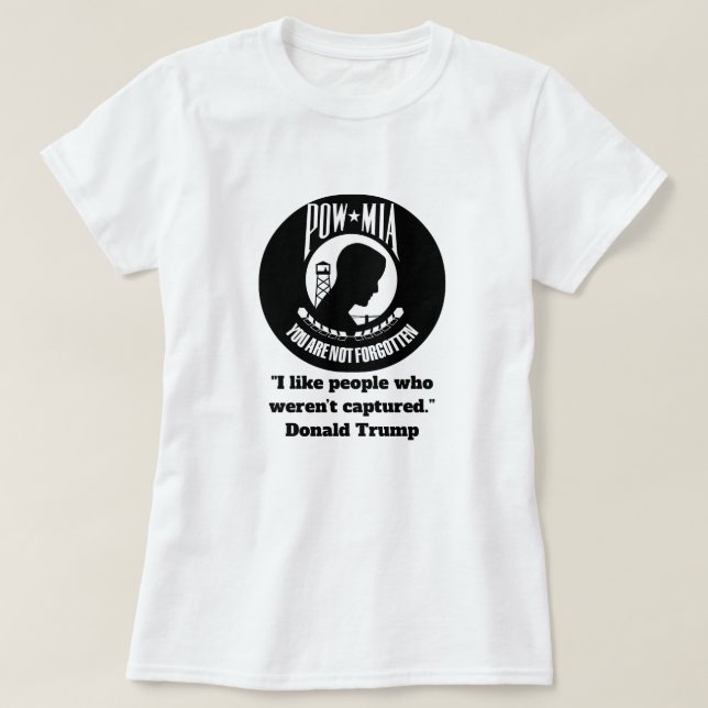 "Jag tycker om människor som inte tillfångatogs."  T Shirt (Design framsida)