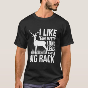 Jag tycker om mig med lång jakt på Ben och stor ra T Shirt